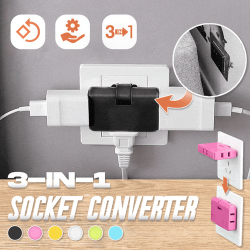 (š„2024Last Day Promotion - 49% off)2024-180 Degrees Rotatable Socket Converter
